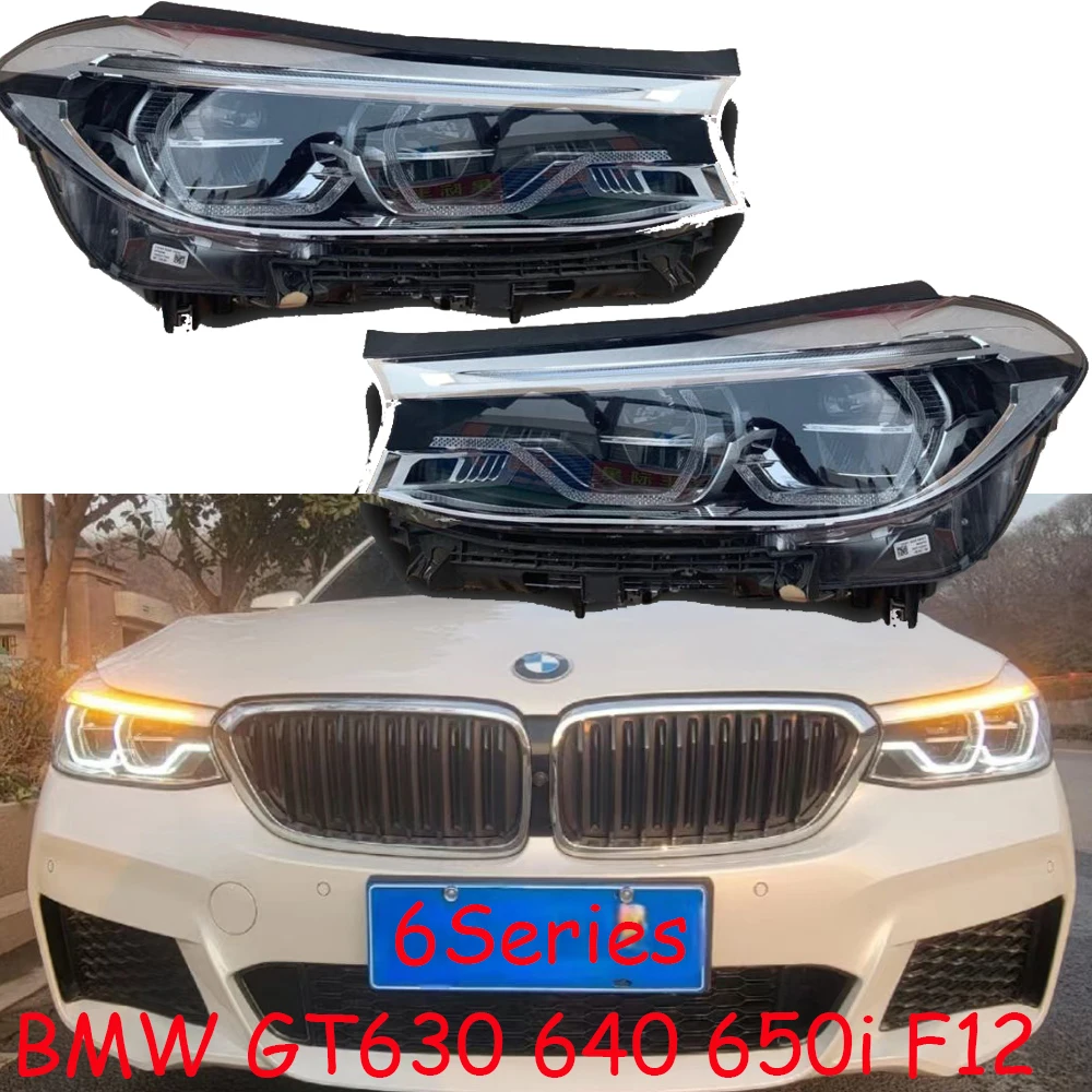 

1 шт., автомобильный бампер 6 серии GT 630 640 650i, фара для BMW F12, передняя фара, детали для автомобиля 2017 ~ 2020y, аксессуары для BMW F12, противотуманная фара