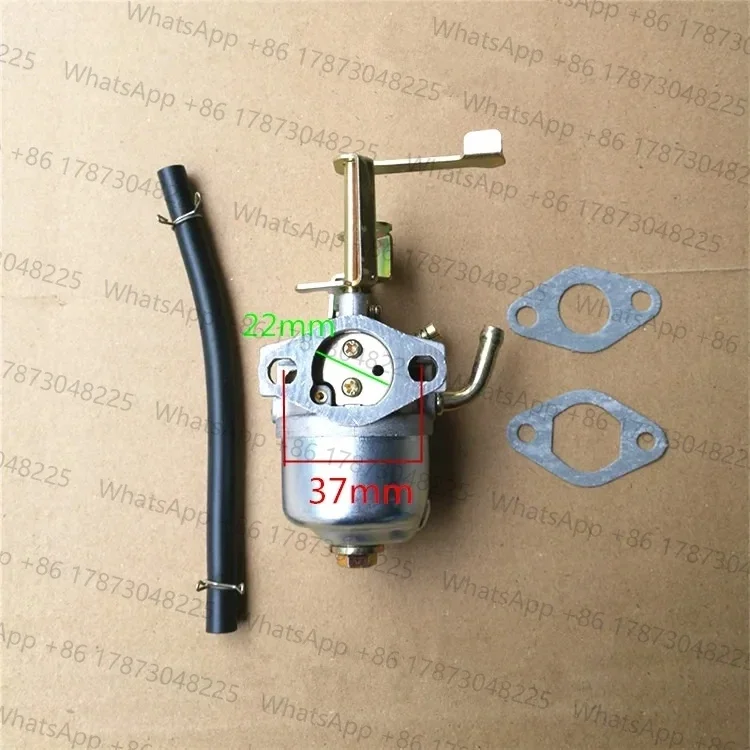 154F Carburetor with gasket tube For 154F 154 engine Power Equipment 1800 1500 Watts 2.4HP 2.6HP 156F 1KW Gas Generator Carby