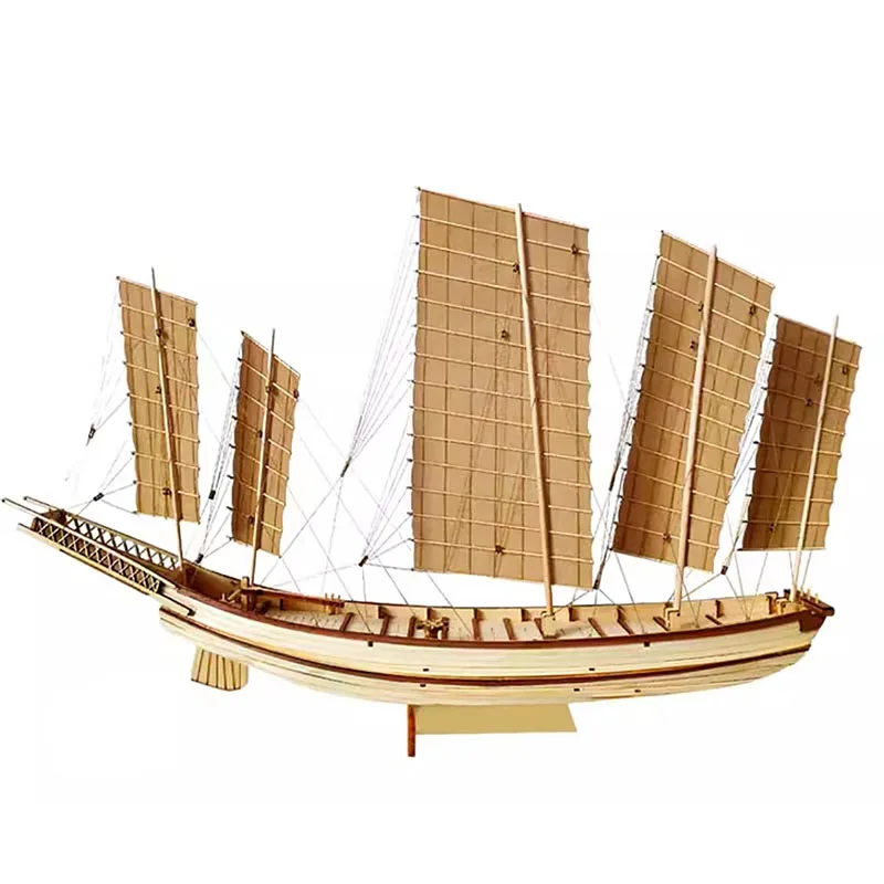 

1/72 Sand Boat Gulet Model Wooden Handmade DIY Assembly Kit Puzzle Contest Model