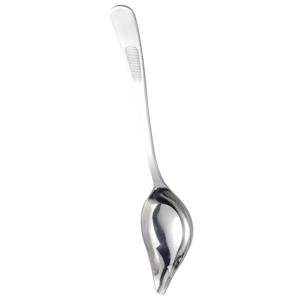 

Stainless Steel Gravy Spoon Practical Kitchen Gadget Fine Workmanship Smooth Surface Spoons Seasoning Scoop