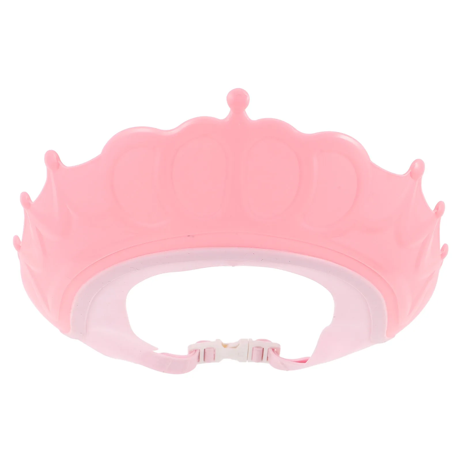 Adjustable Crown Silicone Kids Shower Cap Baby Shower Cap Waterproof Hair Washing Hat Ear Protection Bath Accessory for Toddlers