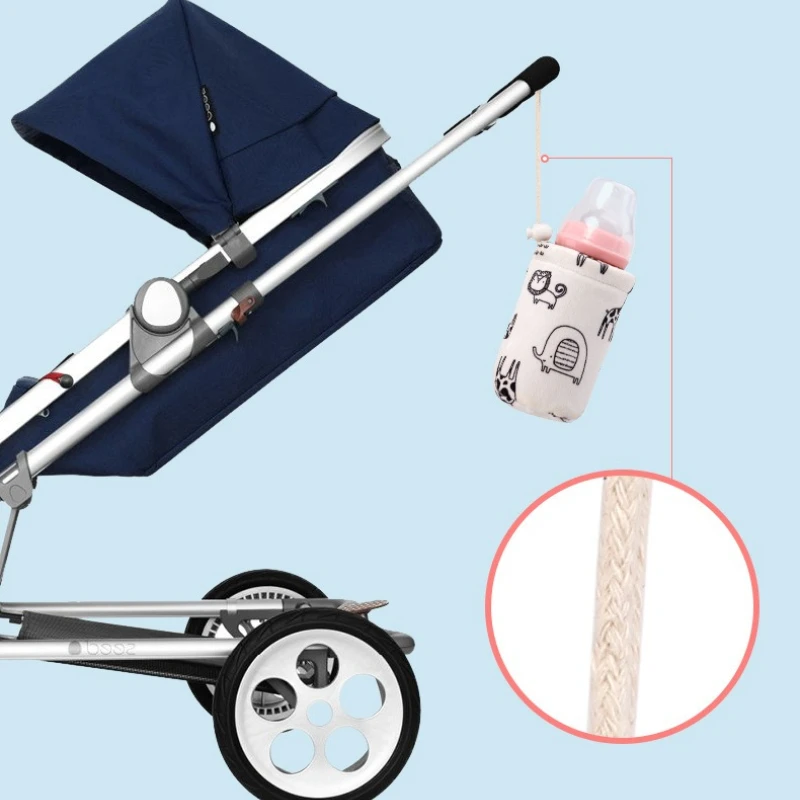 Isoliertasche Babyflaschenwärmer Babyflaschen-Hängetasche für Kinderwagen Mama-Clutch Flaschenhalter Kinderwagen-Zubehör – Detail 7