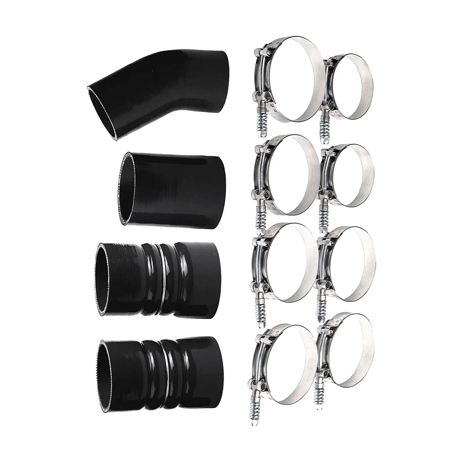 Turbo Intercooler Kit Silicone D Intercooler Cac Hose Accessories for Ford F250 6.0L Stable Performance