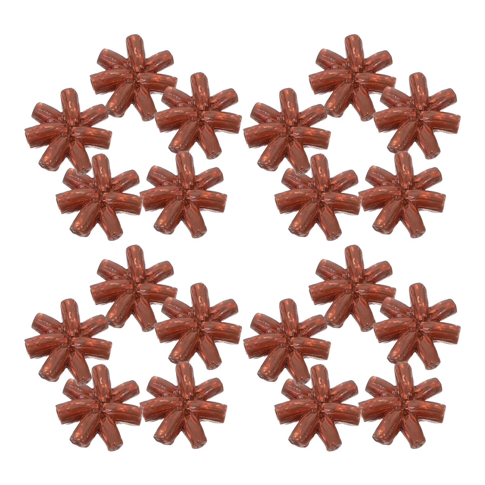 ชุดไม้ฟืนจิ๋ว 20 ชิ้น สำหรับตกแต่งฉากบ้าน งานฝีมือเรซิ่น ของตกแต่งบ้าน ชุดเล่นไม้ฟืนจิ๋ว อุปกรณ์ตกแต่งบ้าน