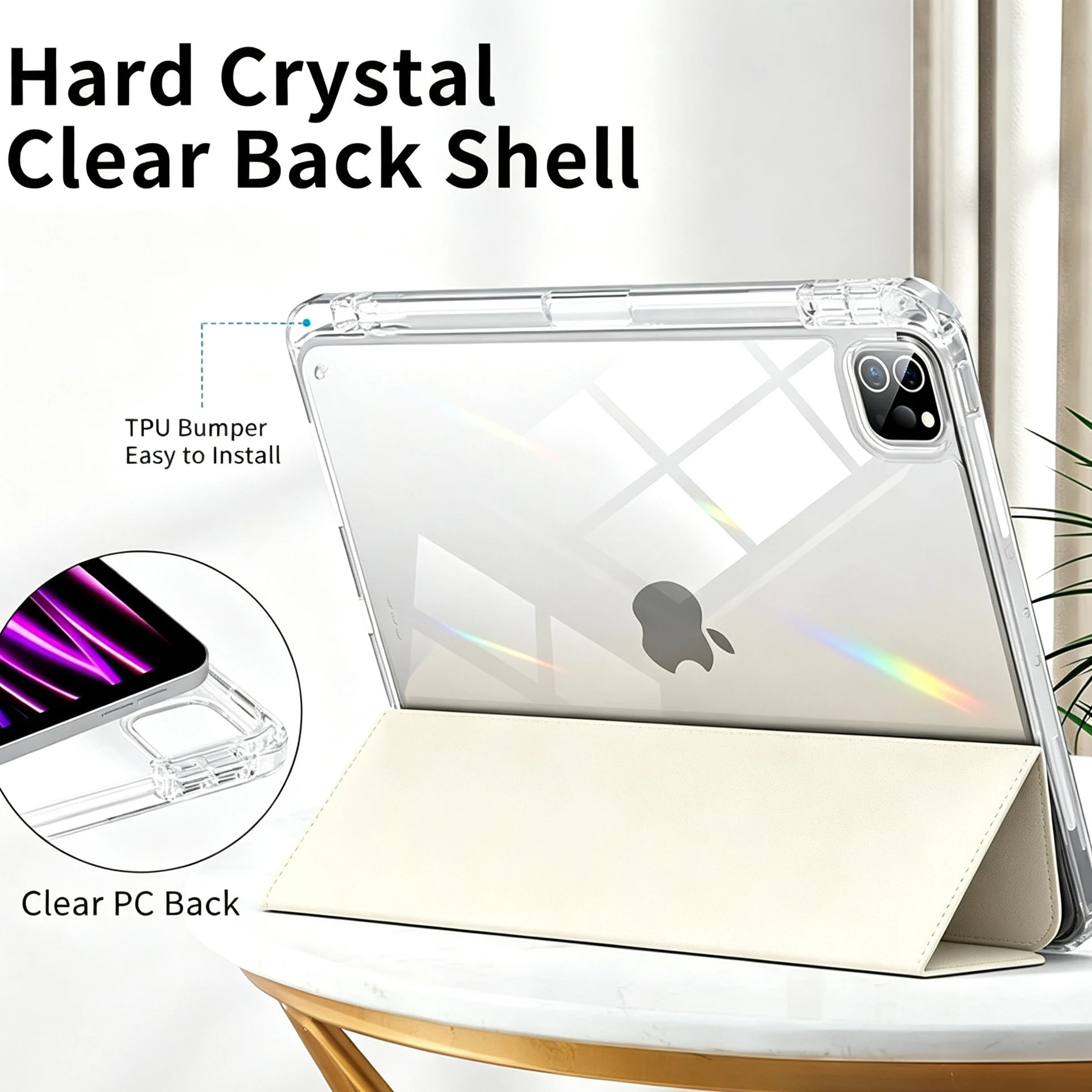Tablet Case for Apple iPad mini Air Pro 8.3 9.7 10.2 10.5 10.9 11 12.9 13 11th 10th 9th 8th 7th 6th 5th Generation Smart Cover