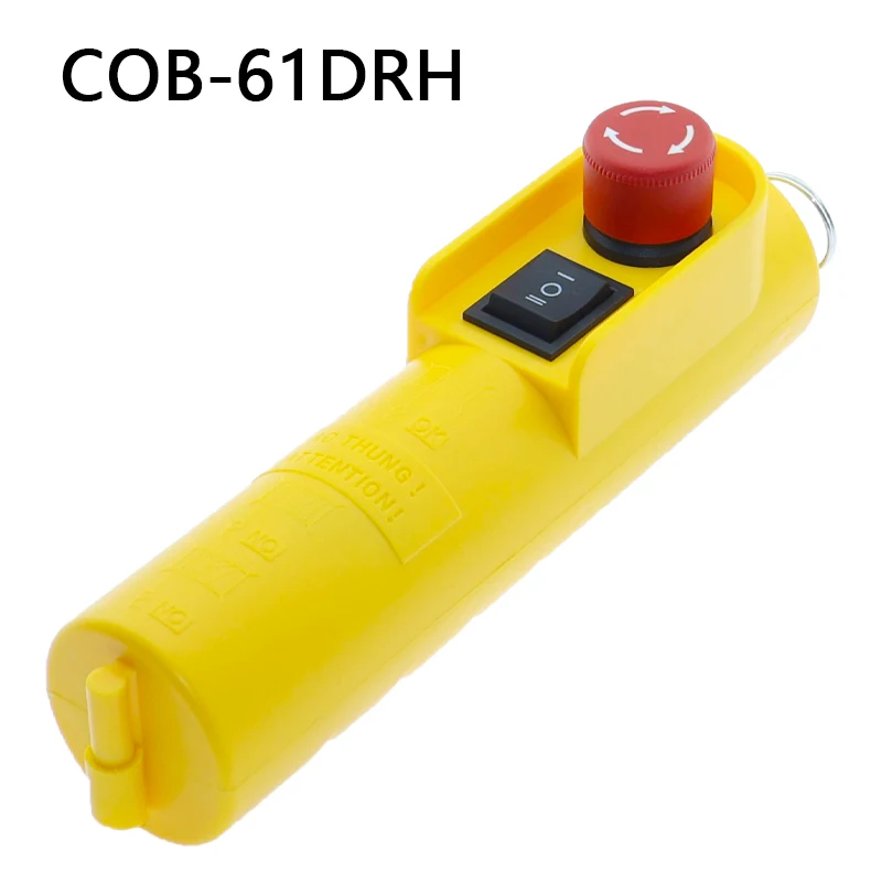 COB-61DRH direct operation rain proof crane control electric hoist with emergency stop mushroom head switch button