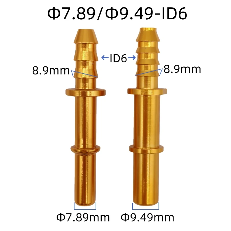 9.49-ID6 fuel line quick connector male joint for petrol and diesel auto parts male end piece 2pcs