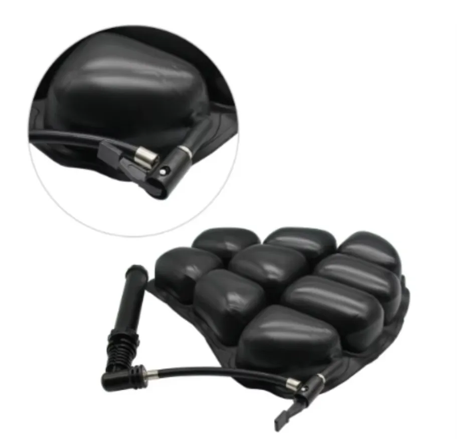 Fit For Yamaha Suzuki Kawasaki Sunshine-Proof Seat Cover Cushion-Absorbing 3D Inflatable Seat Cushion For Motorcycle Deat 1SET