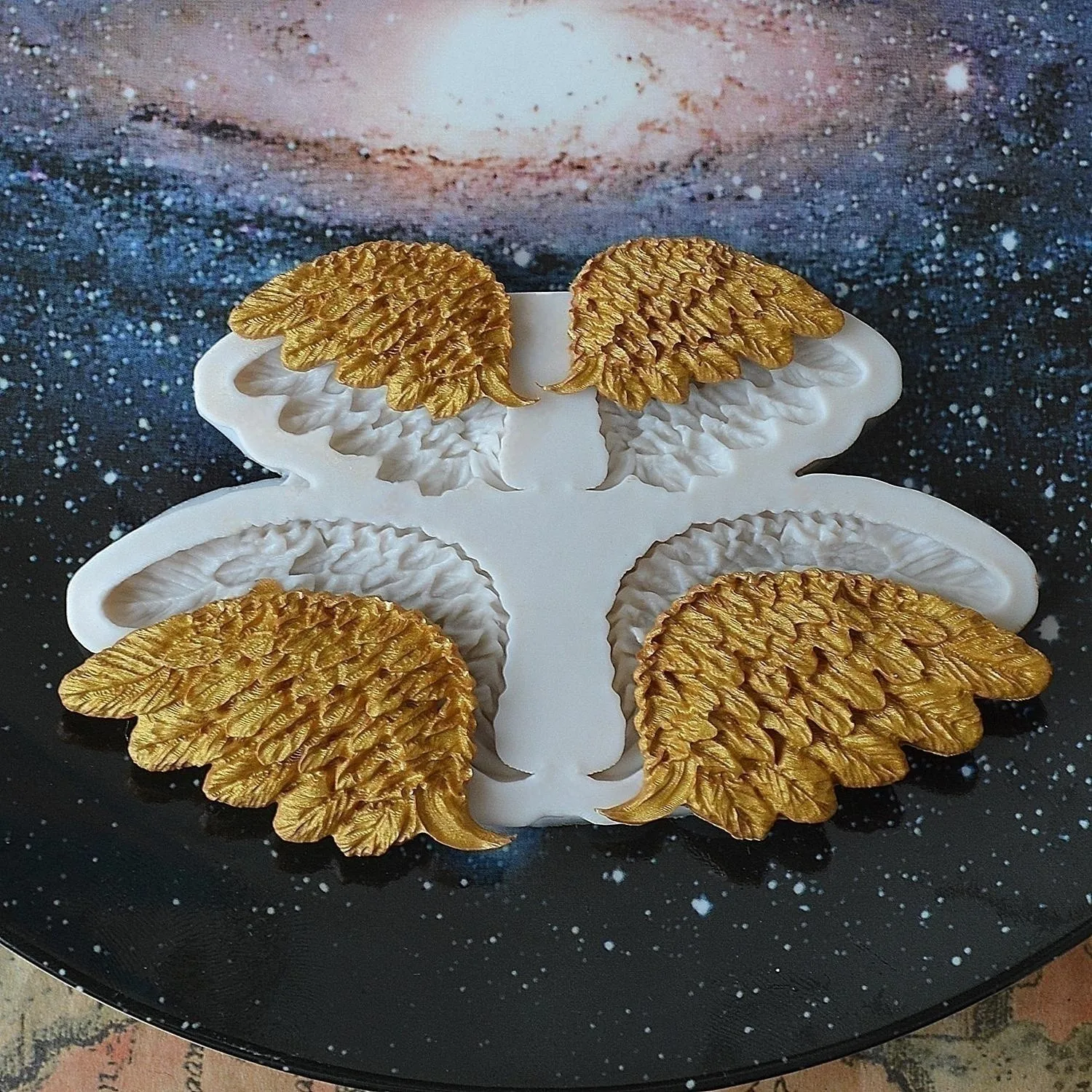 Various Styles Of Angel Wing Silicone Molds Are Used For Various Pendants Accessories Cakes Candies And Chocolate Decoration