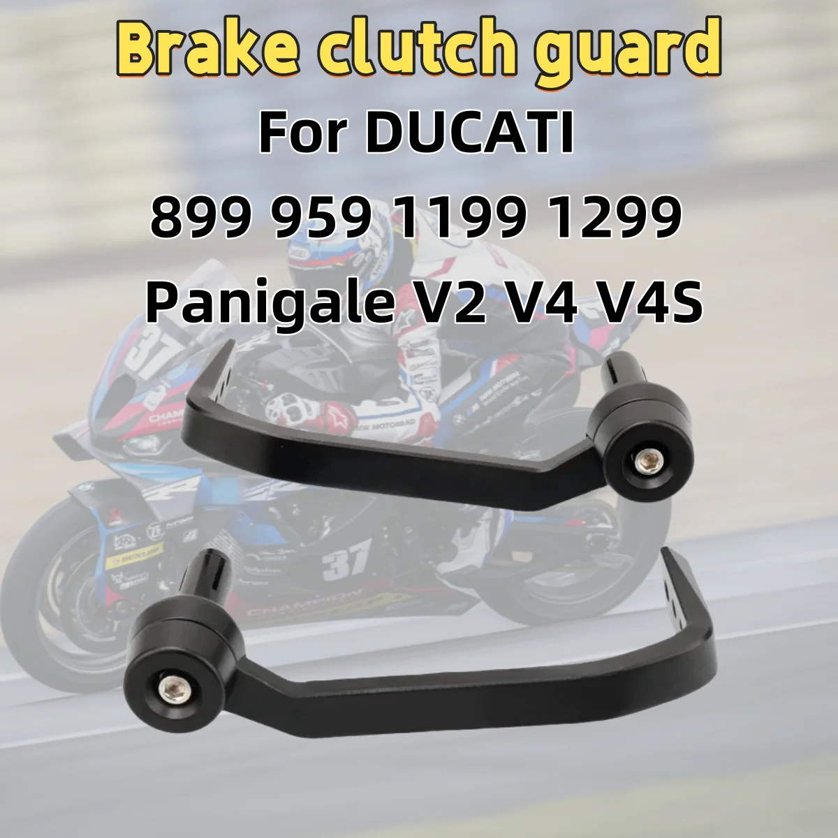 For DUCATI 899 959 1199 1299 Panigale V2 V4 V4S Handle Cover Motorcycle Handlebar Grips Guard Brake Clutch Lever protection