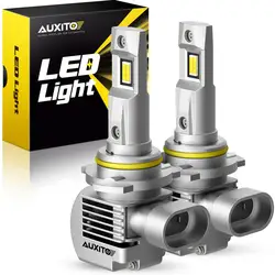 2Pcs 20000lm Canbus HB3 9005 High Beam LED Bulb Low Headlight 6000K White 9006 HB4 Front Light For Honda Civic Toyota Tacoma 50W