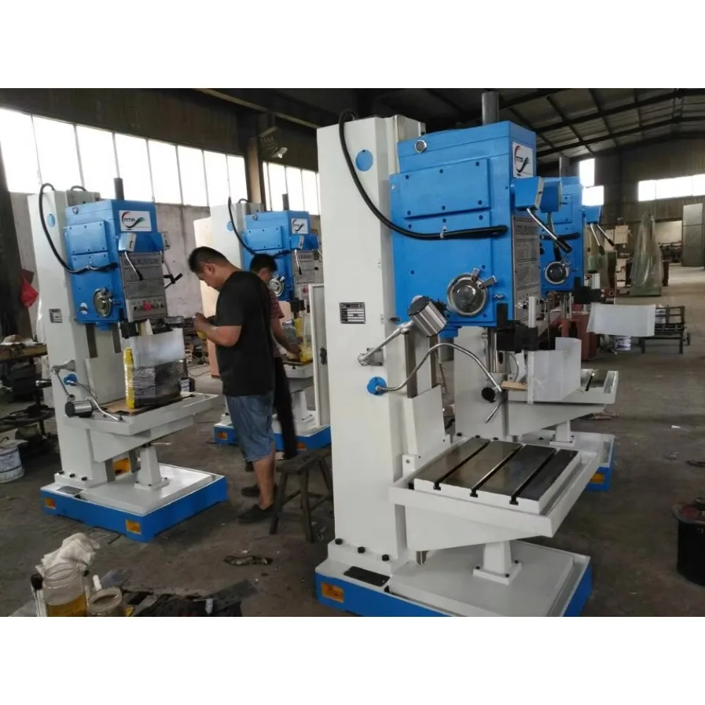 Vertical Box Drill Machine Z5150B-1 | Metal Tapping Press & Square Column Table Drill for Steel