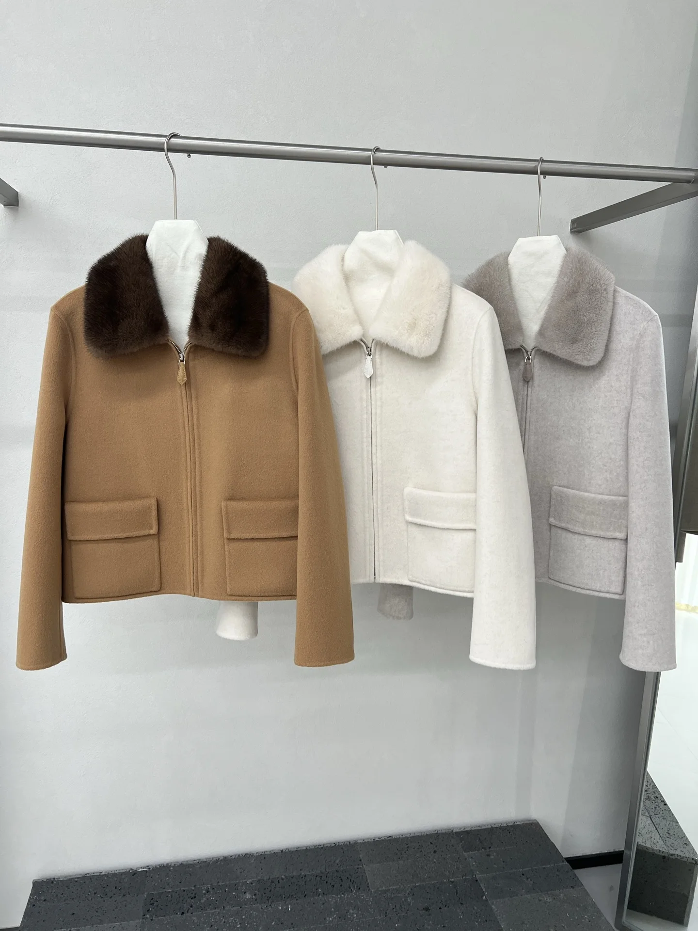 New High-Quality, Stylish Women'S Cashmere Coat – Autumn/Winter Collection High-Count Blend (10% Cashmere, 90% Wool)