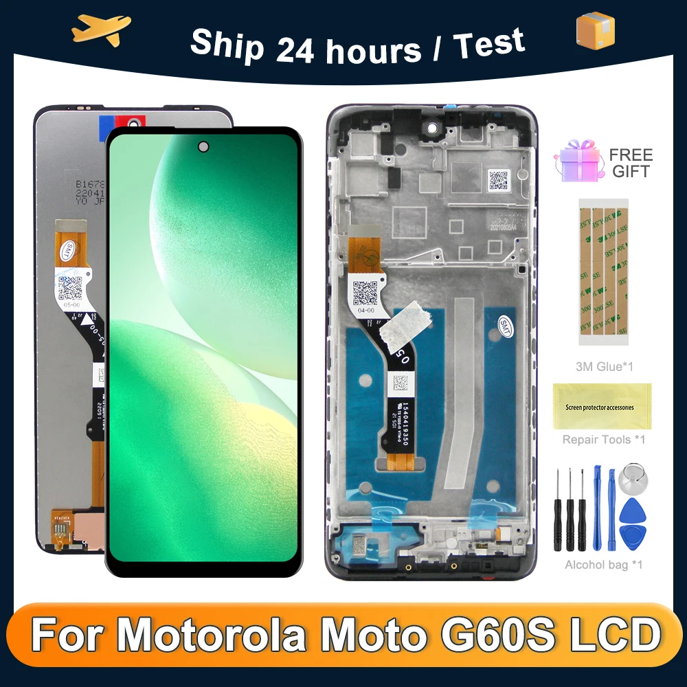 For Motorola Moto G60S XT2133-2 XT2133-1 6.8\'\'LCD Display Touch Screen Digitizer Assembly Replacement For Moto G60S