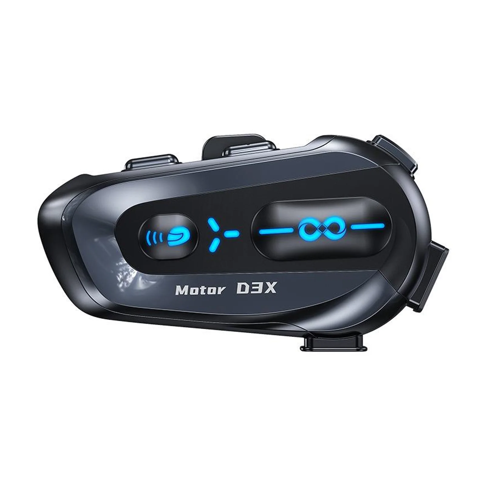 

D3X Motorcycle Bluetooth Helmet Intercom IP56 Waterproof 1000mAH High-capacity Battery Auto Answer For lncoming Calls