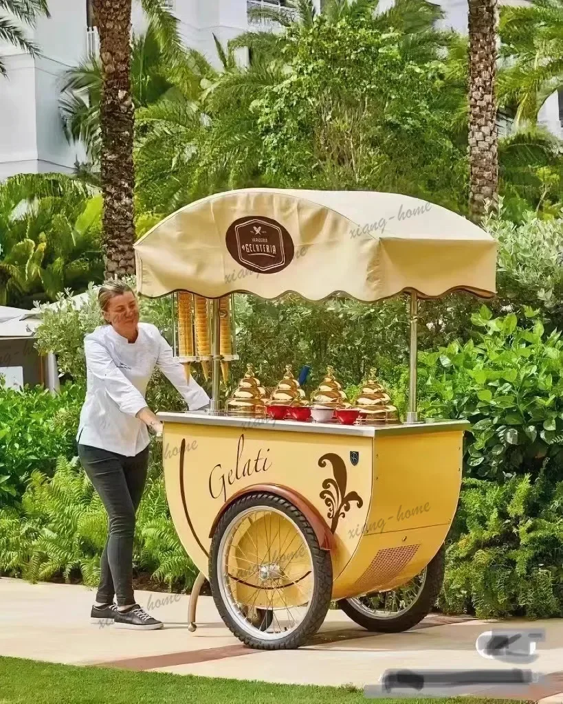HOME  Ice Cream Mobile Truck, Stall Car, Shopping Mall Store, Commercial Activity, Promotional Car Display Decoration