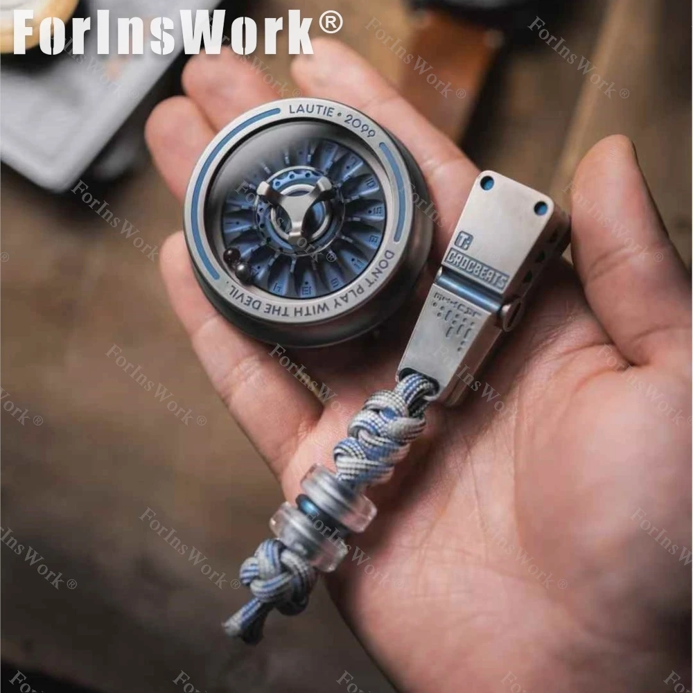 LAUTIE التيتانيوم الأزرق كرنفال سبينر تململ سبينر 2099 سلسلة ألعاب متململة الكبار مكتب عمل الملحقات