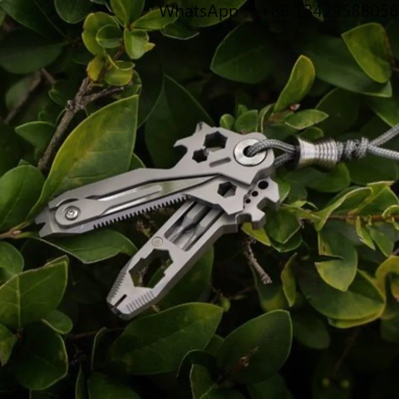 18-In-1 EDC Tool, Removal Wrench EDC Multifunction Keychain