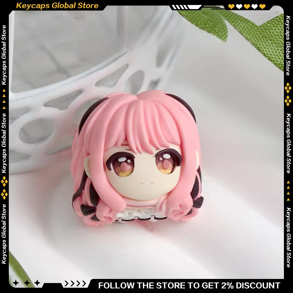 

Infinity Nikki Inspired Personalized 3D Custom Resin ESC Keycap Cute Pink 3D Design for Mechanical Keyboards Girls Gifts