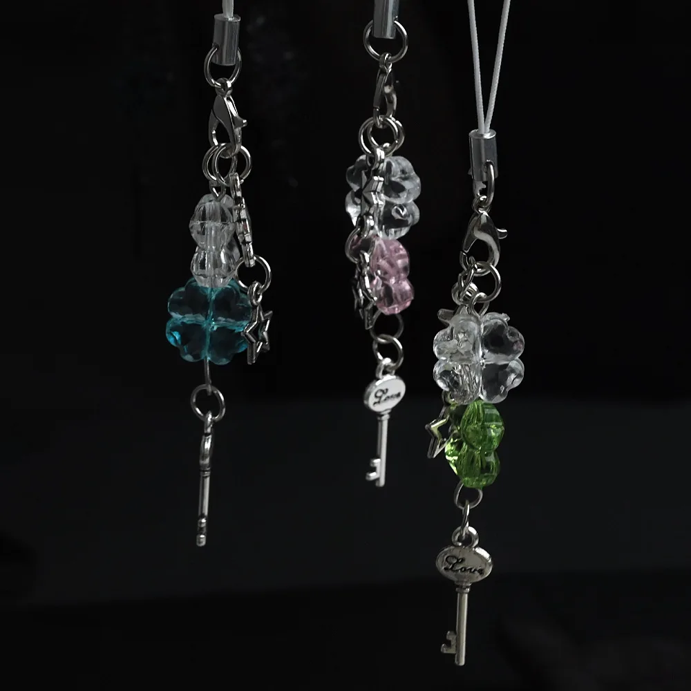 2026 الاتجاه الجديد سبائك الراتنج ثلاثية الأبعاد القلب العشب الأخضر مفتاح سلسلة هواتف الطالب محظوظ سماعة الديكور المرأة مفتاح السيارة قلادة هدية #5