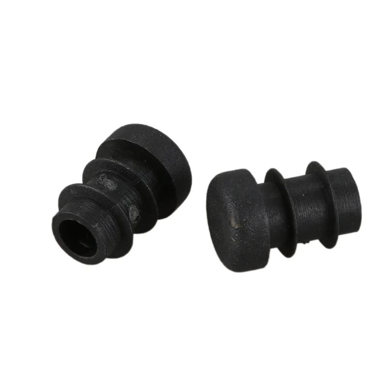 36 Pcs Plastic 12Mm Pipe End Blanking Caps Bung Tube Insert Plug Round Black