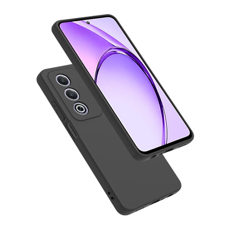 For OPPO A80 5G Case Slim Matte Black Soft TPU Phone Case For OPPO A80 CPH2639 Silicone Back Cover OPPO A 80 Funda Capa Carcasa