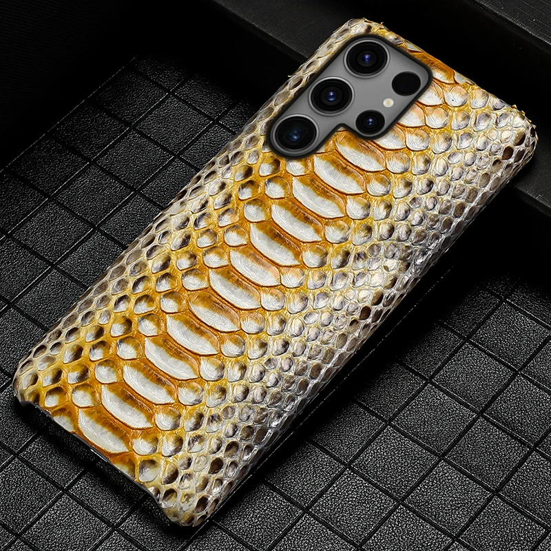 

LANGSIDI Genuine Leather Phone Case for Samsung galaxy S 25 S25 S23 S22 S21 S24 Ultra S25 Plus A55 5G Luxury Back Cover