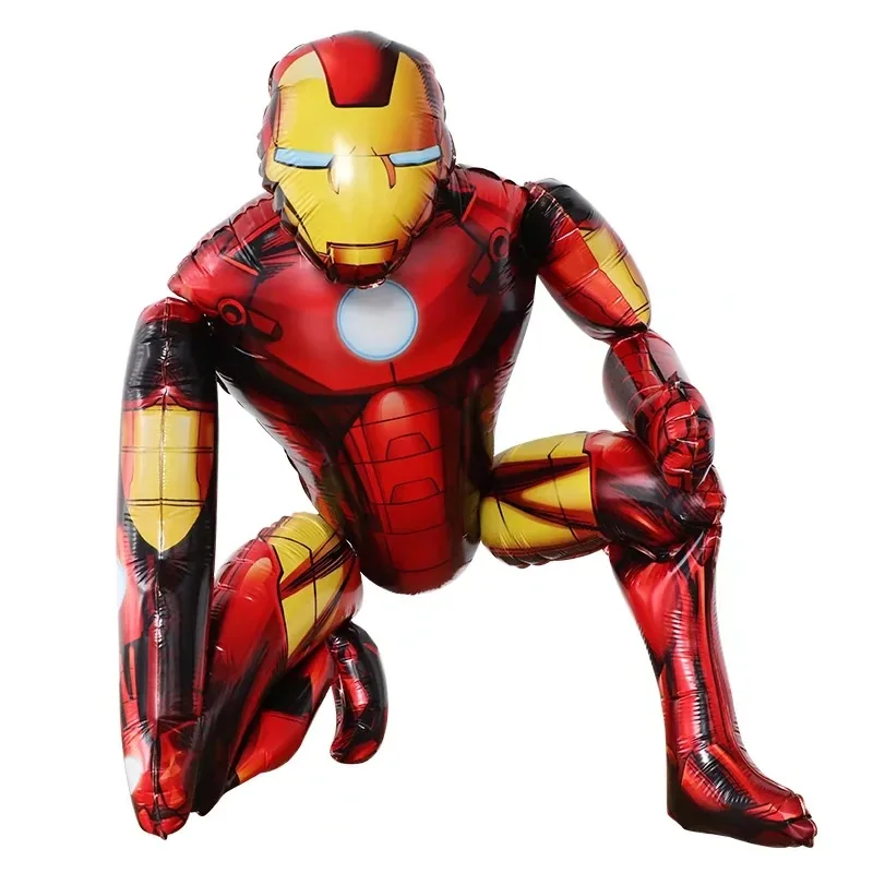 3D Big superhero Foil Balloons Birthday Party Decoration Spider Hero Stand Ballons Baby Shower Air Globos Party Favor Supplies - view 4
