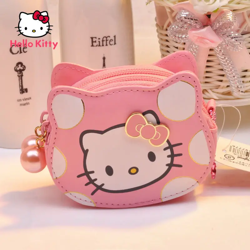 

TAKARA TOMY Hello Kitty Coin Purse Simple and Cute New Student Purse Mini Small Coin Purse Fashion Wild