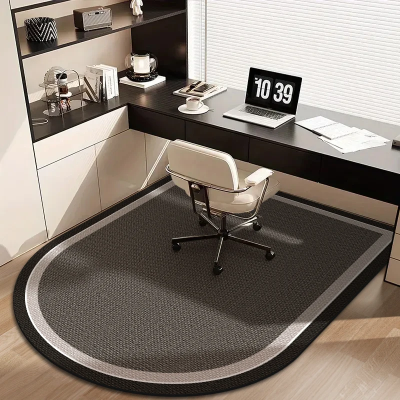 Simple diatom mud study cushion swivel chair pad home large size non-slip mat bedroom mat dressing table mat