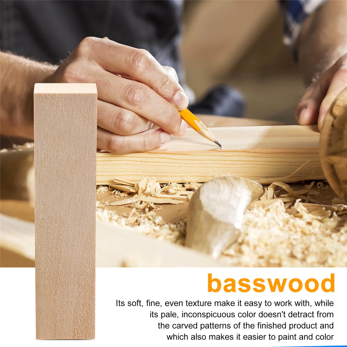 6 Stück Linde Schnitz blöcke für Holz Anfänger Schnitzen Hobby Kit DIY Schnitzen Holz