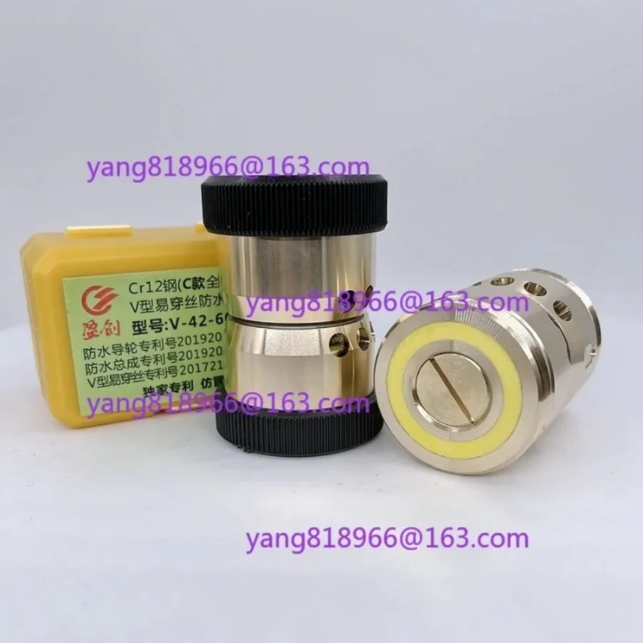 Tel Kesme Parçaları Su Geçirmez Kasnak Rulo OD32 * 60mm OD42 * 60mm EDM Tel Kesme Makinesi için Kılavuz Tekerlek Düzeneği