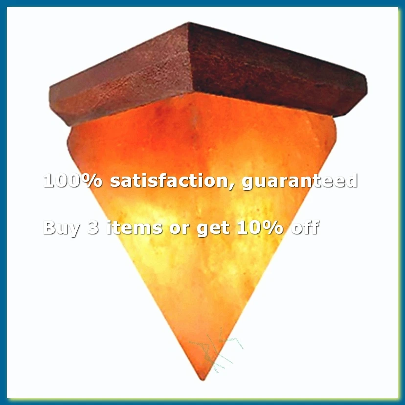 ●Himalayas Crystal Salt Lamp USB Led Pyramid Salt Crystal Lamp Crystal Decorative Lamp Atmosphere Atmosphere Lamp