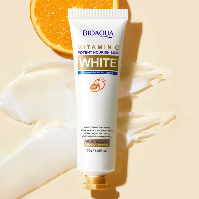 BIOAQUA فيتامين C كريم تبييض اليدين الأيدي ترطيب المضادة للتجاعيد مكافحة الشيخوخة منتجات العناية بالبشرة اليدوية