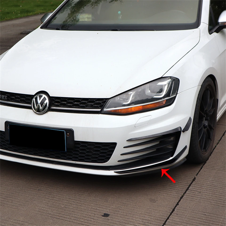 

Для VW Golf 7 MK7 GTI GTD 2012-2017 передний бампер, боковое вентиляционное отверстие, Canard, противотуманная фара, впускная рамка, решетка, разветвитель, комплект тюнинга