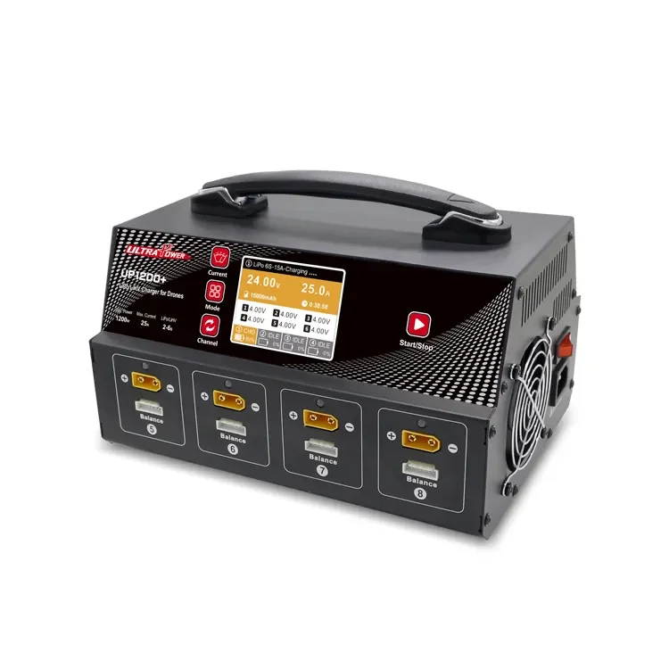 ウルトラパワー UP1200 + 8チャンネル LiPo/LiHV 充電器