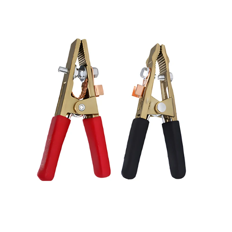 

Welding Ground Clamp 300/500A Heavy Duty Brass A Type Earth Clip Insulation Sleeve Welding Pliers