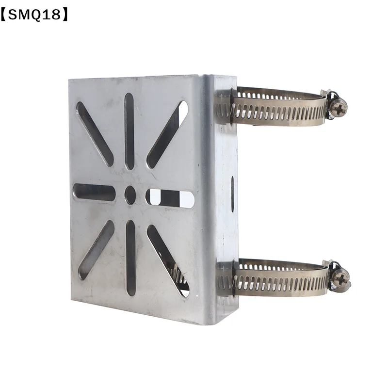 1-conjunto-de-suporte-para-monitoramento-externo-em-poste-placa-adaptadora-universal-abracadeira-de-100-200mm-de-comprimento-com-painel-de-camera-em-aco-inoxidavel【smq】