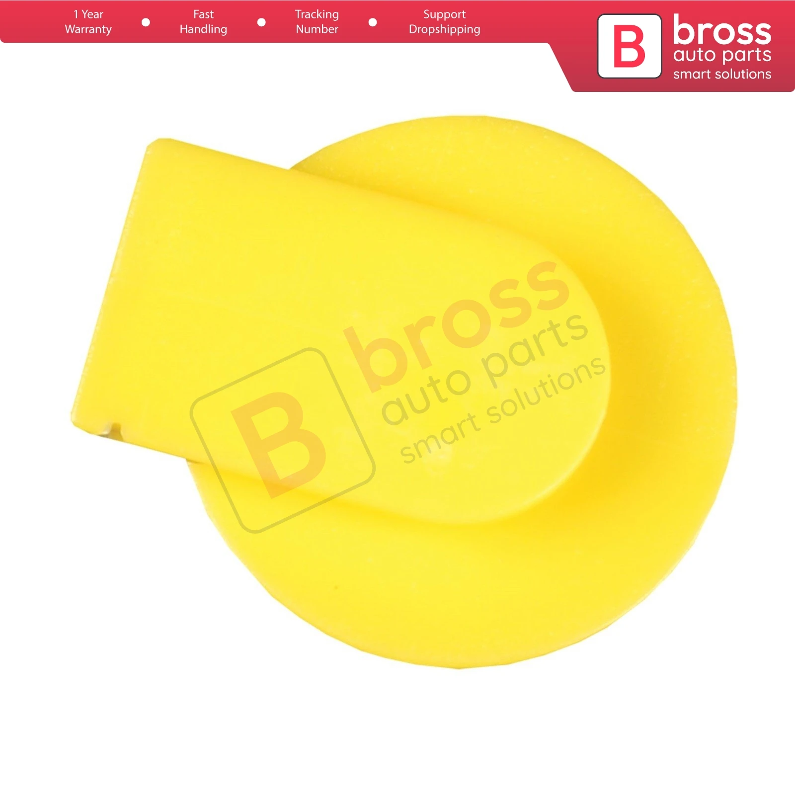 BCF744 10 Pieces Plastic Clips for Mini Cooper OEM: 51717127743 (Yellow Colour)