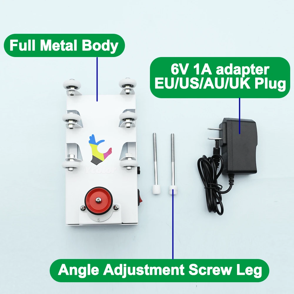 DTF White Ink Rolling Shake Prevent Ink Deposition DTG UV DTF White Ink 1000ML Rotator To Avoid Precipitation Sediment Kit