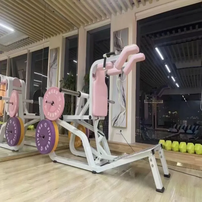 

2023 new arrival squat rack with pink seat pad for women