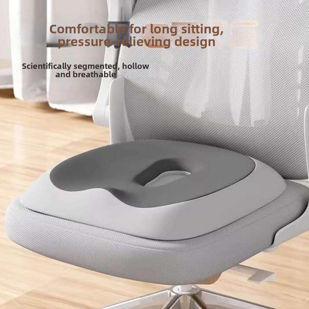 Ergonomic Design Memory Foam Cushion Non-Slip Bottom Butt Pain Relief Seat Cushion Breathable Posture Support Cushion Car Use