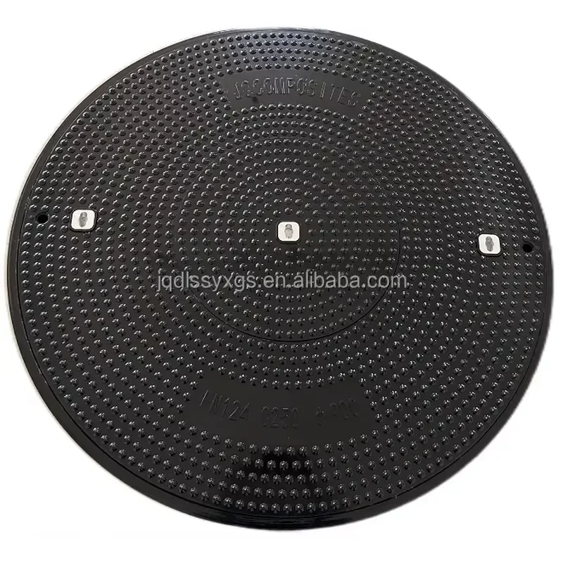 Durable SMC Manhole Cover for Gas Station with Anti Skid Surface Long Service Life High Quality Composite Material Heavy Duty