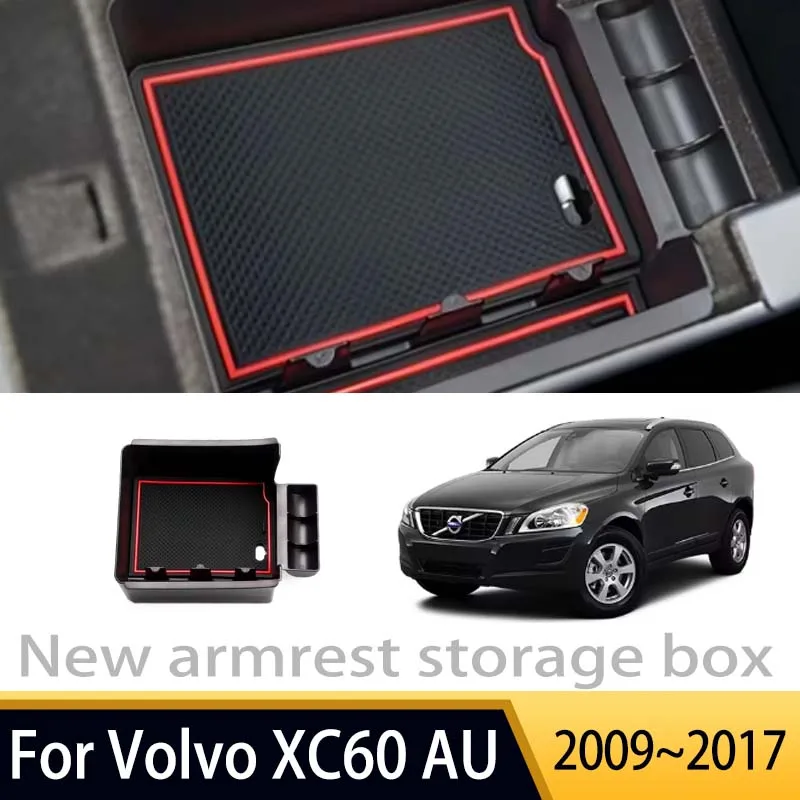

Car Accessories For Volvo XC60 AU 2009~2017 2012 2015 2016 Central Control Armrest Box Storage Box Multifunctional Auto Parts