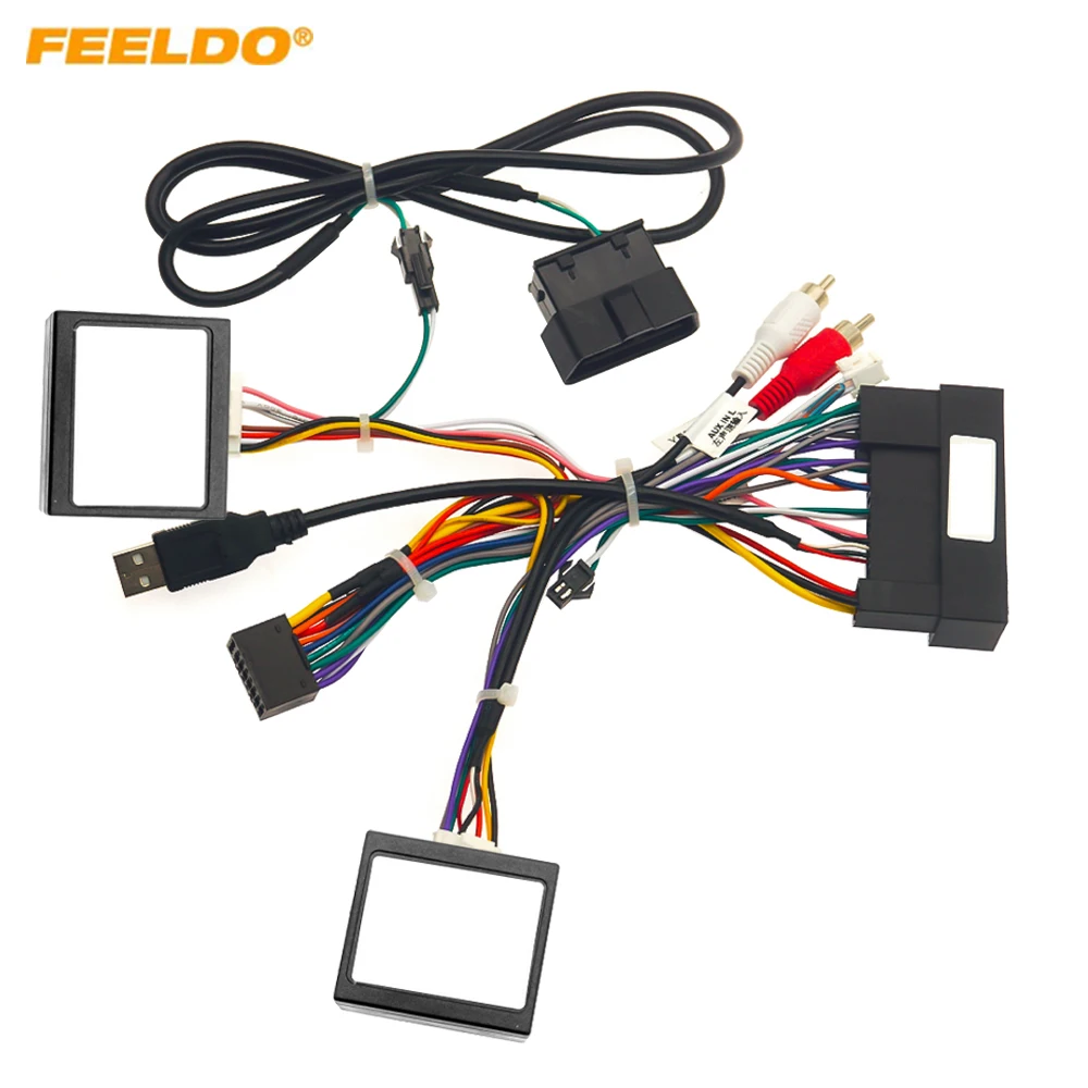 Car 16pin Power Cord Wiring Harness Adapter Digital Amplifier For Hyundai Veloster/Sonata