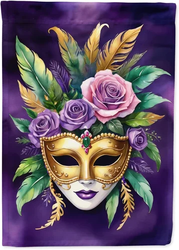 DAC5237GF Mask Mardi Gras Garden Flag Mailbox Flag Decorative Yard Flag Banner o OOV IIC