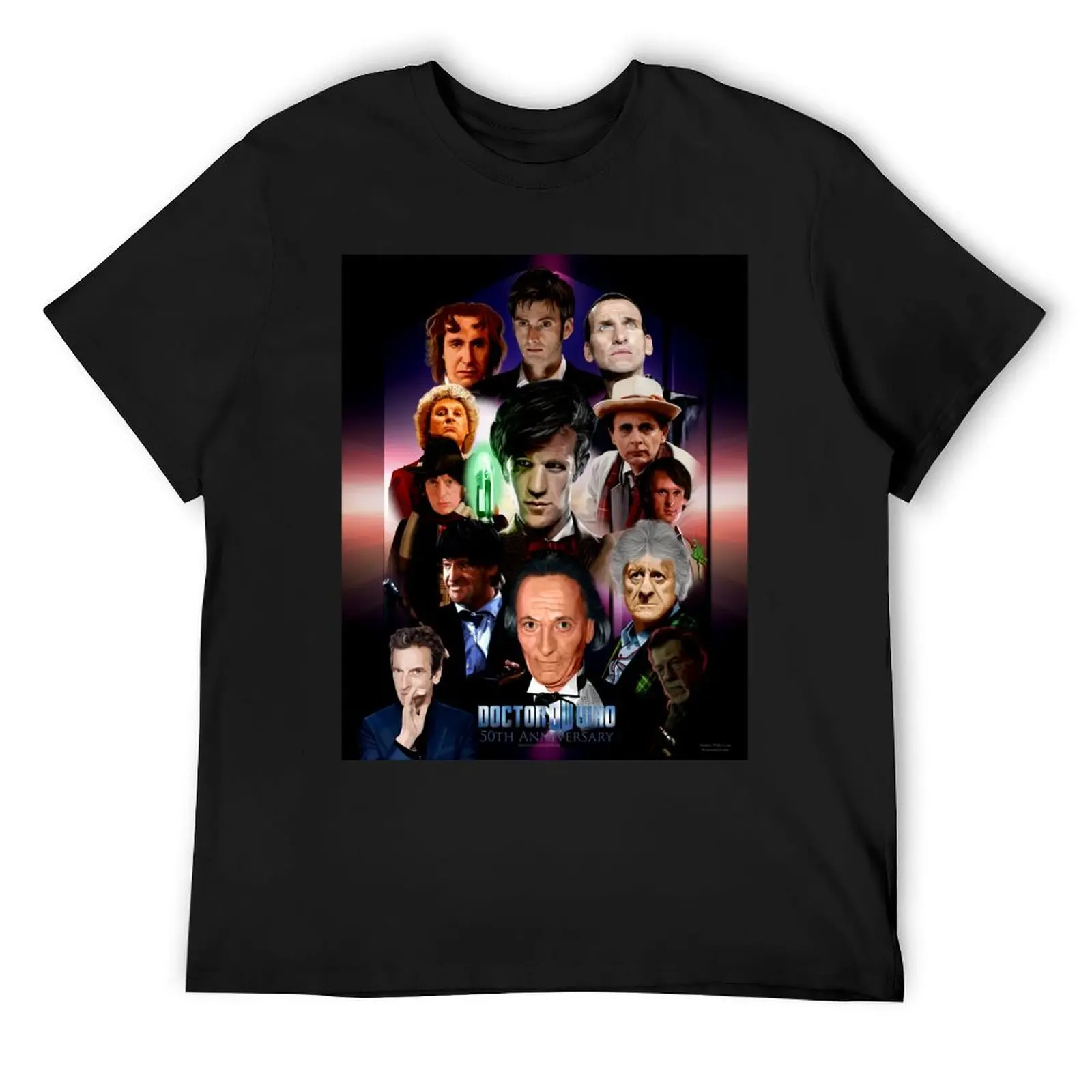 

Dr.Who 50th Anniversary Single Duvet Cover design T-Shirt man t shirt custom t shirt croswit shirt man Men's t-shirt