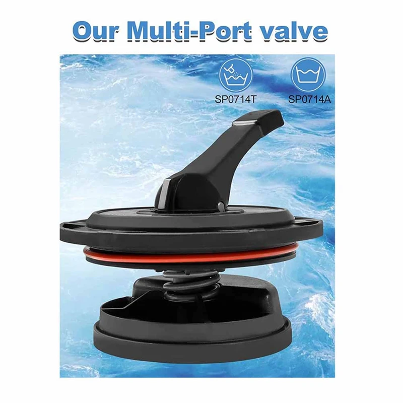 1Pcs Key Cap And Handle Assembly For Hayward Multiport Valve Model SP0714T LUKYERSPX0714BA Durable Easy To Use