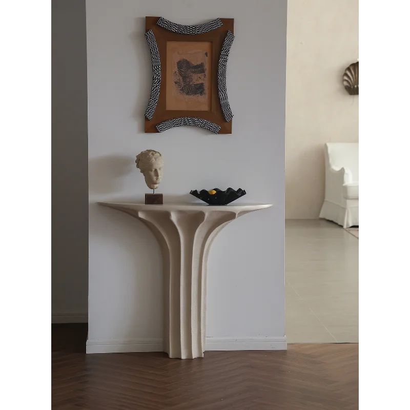 

мебельный входной стол, французский кремовый входной проход, очень узкий декоративный стол для гостиной, против для гостиной