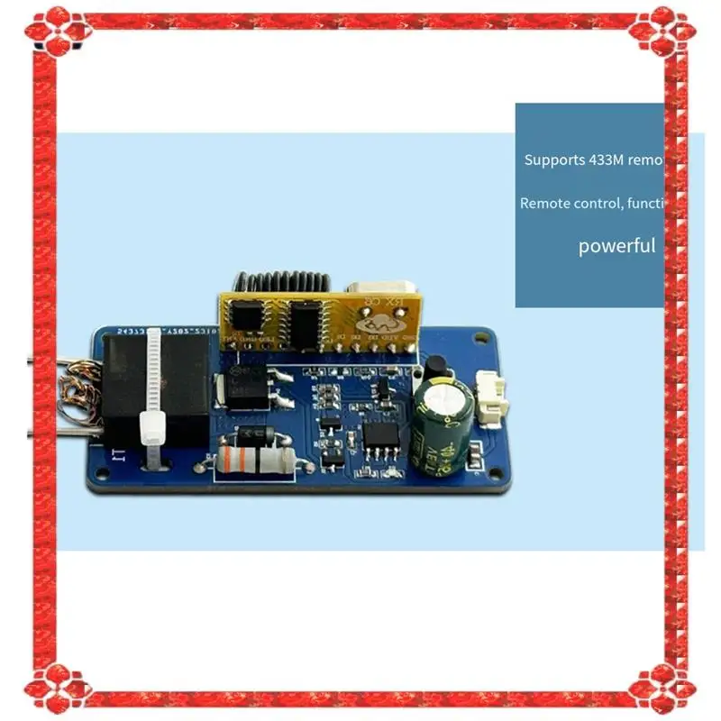 تسليم 24 ساعة DC3.7V 433 متر التحكم عن بعد قوس الشاعل مولد الجهد العالي محرك إمدادات الطاقة لوحة تحكم عن بعد مع LED #5